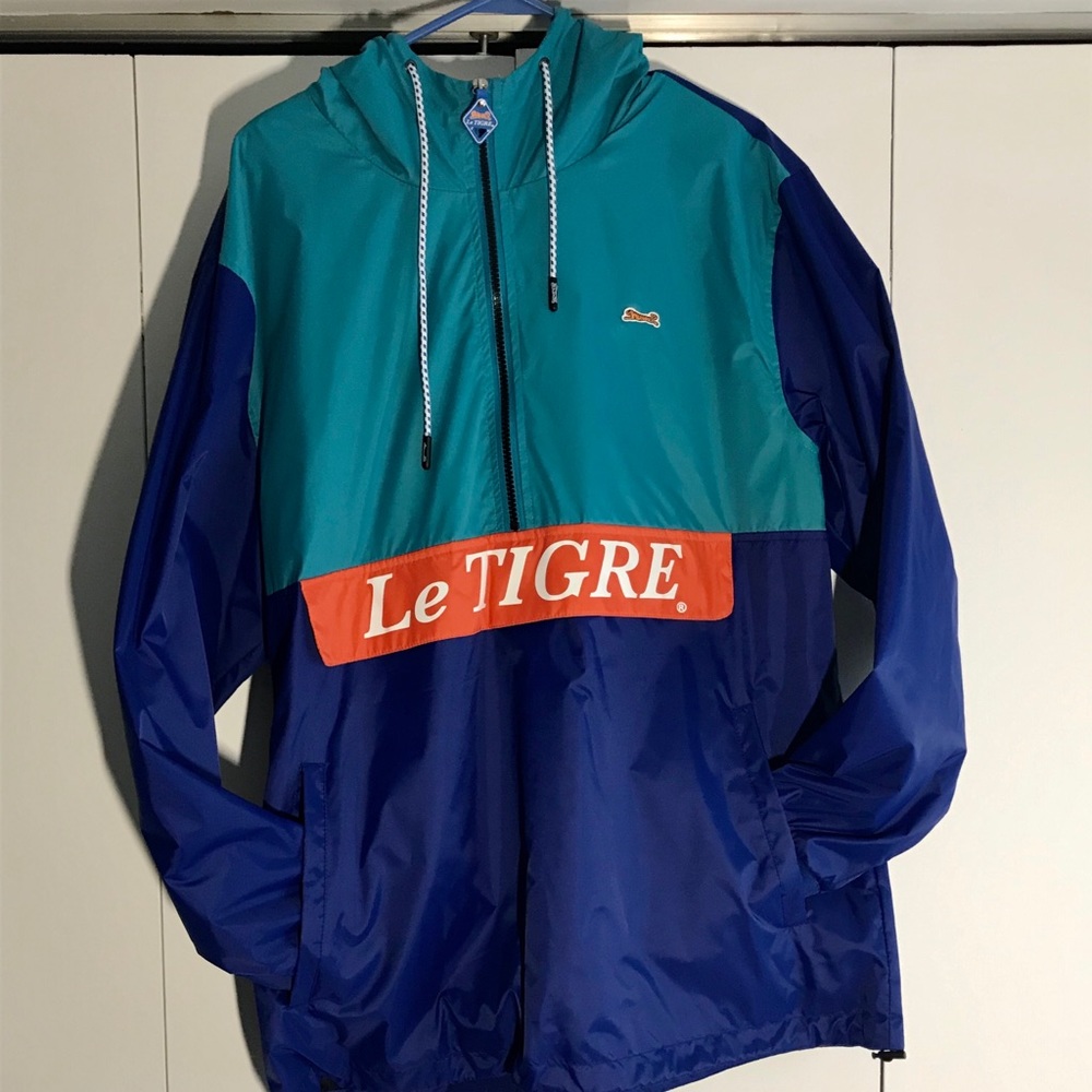 Le Tigre MENS pull over windbreaker size Large